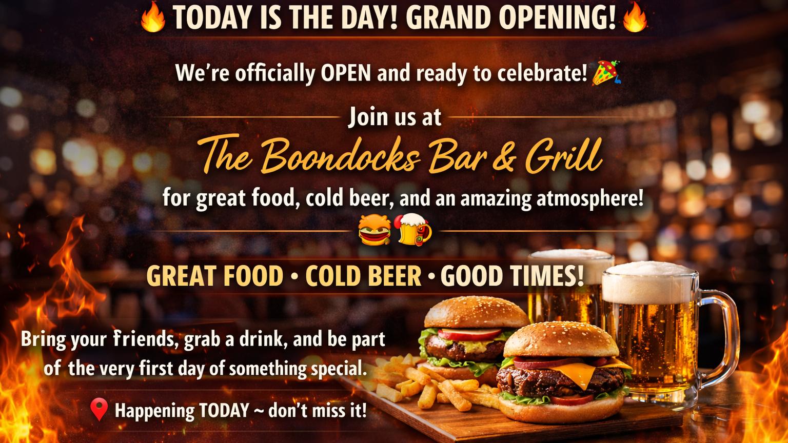The boondocks bar and grill